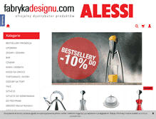 Tablet Screenshot of fabrykadesignu.com